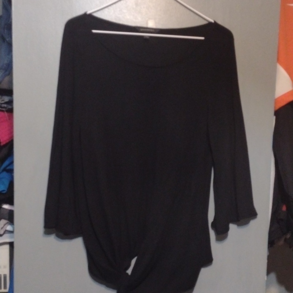 Banana Republic black shirt that ties in the front size medium